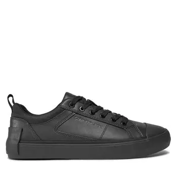 Кроссовки Calvin Klein Jeans Vulcanized Low Laceup Mix In Uc YM0YM00894 Triple Black 0GT, черный