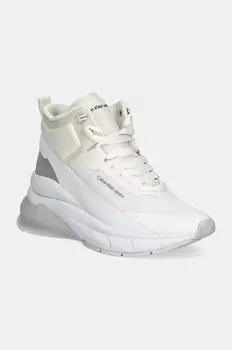 Кроссовки Calvin Klein Jeans WEDGE RUNNER LACE UP IN MIX, белый