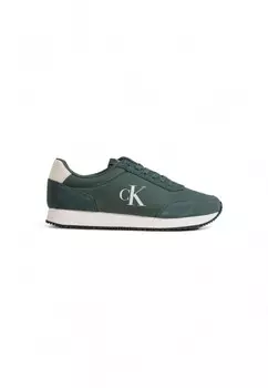 Кроссовки Calvin Klein кожаные, зеленый