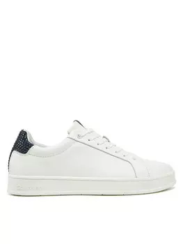 Кроссовки Calvin Klein Low Top Lace Up Woven HM0HM01767, белый
