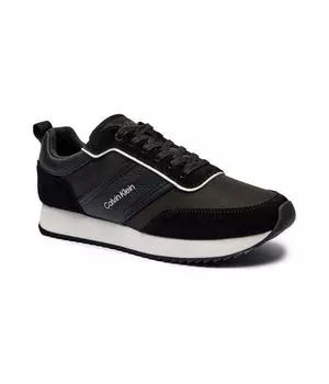 Кроссовки Calvin Klein с добавлением кожи, черный
