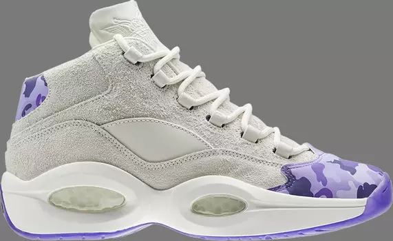 Кроссовки cam'ron x question mid 'multicolor' Reebok, фиолетовый