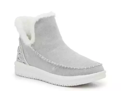 Кроссовки Camden Cozy Trim Slip-On Heydude, серый