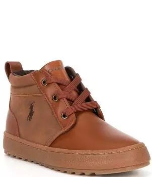 Кроссовки Camdyn для мальчиков Polo Ralph Lauren (Молодежь), коричневый