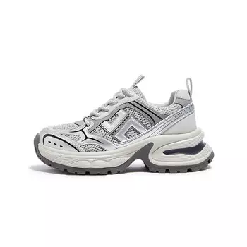 Кроссовки CAMEL Chunky Sneakers Women's Low-top, серый