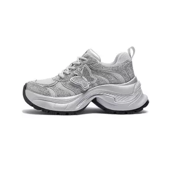 Кроссовки CAMEL Chunky Sneakers Women's Low-top, серебряный