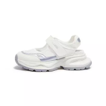 Кроссовки CAMEL Chunky Sneakers Women's Low-top, белый/серебряный