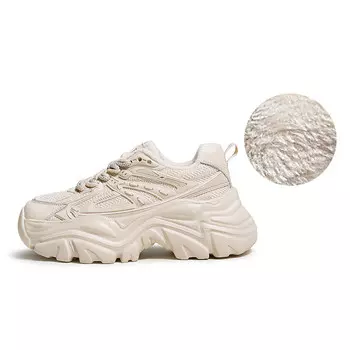 Кроссовки CAMEL Chunky Sneakers Women's Low-top, цвет Apricot