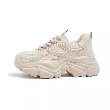 Кроссовки CAMEL Chunky Sneakers Women's Low-top, цвет Apricot