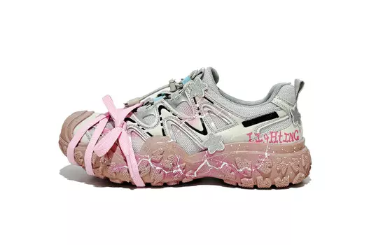 Кроссовки CAMEL Lifestyle Shoes Women's Low-top Silver/Pink, цвет Off White