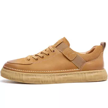 Кроссовки CAMEL Skateboarding Shoes Men Low-top Yellow, цвет Earth Yellow