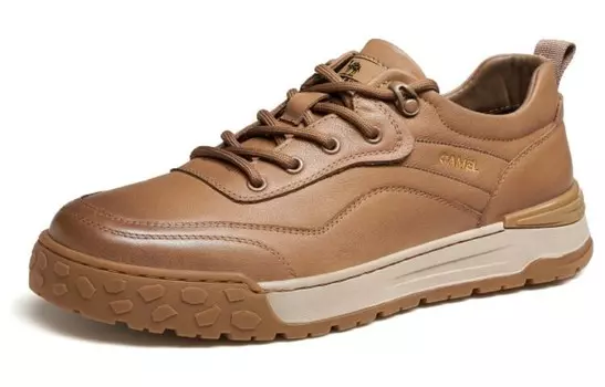 Кроссовки CAMEL Skateboarding Shoes Men Low-top, цвет Earth Yellow