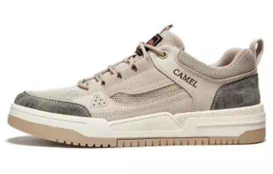 Кроссовки CAMEL Skateboarding Shoes Men Low-top, цвет Off-white