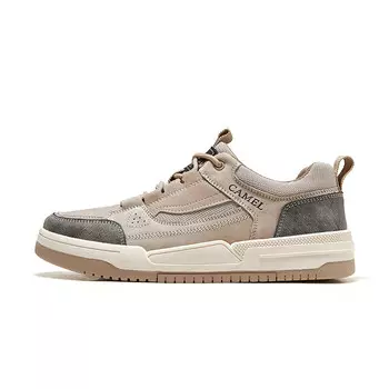Кроссовки CAMEL Skateboarding Shoes Men Low-top, цвет Wheat