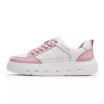 Кроссовки CAMEL Skateboarding Shoes Women's Low-top, белый/черный