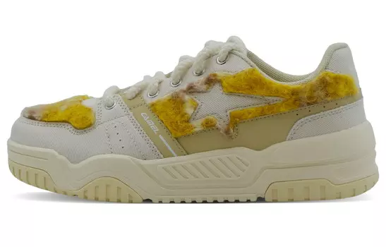 Кроссовки CAMEL Skateboarding Shoes Women's Low-top White, цвет Off White