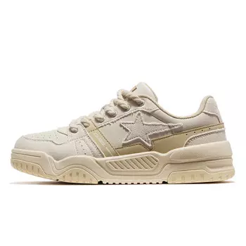 Кроссовки CAMEL Skateboarding Shoes Women's Low-top, бежевый
