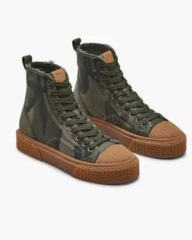Кроссовки Camo Jacquard High Top Marc Jacobs, цвет Camo Multi