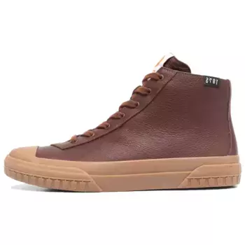 Кроссовки CAMPER Skateboarding Shoes Women's High-top Red Brown, коричневый