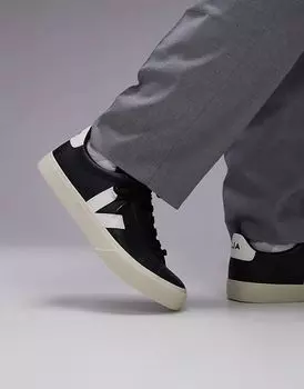 Кроссовки Campo черного цвета VEJA