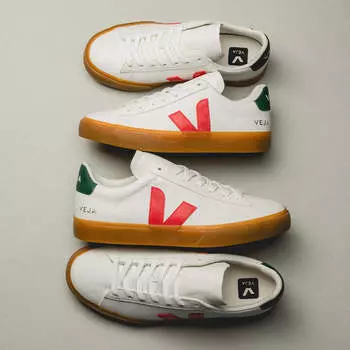 Кроссовки Campo Chromefree Leather Veja, белый