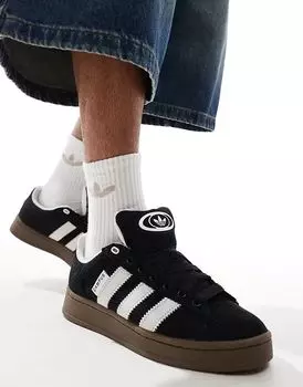 Кроссовки Campus 00 из черного шнура adidas Originals