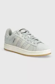Кроссовки Campus 00s из нубука adidas Originals, серебряный