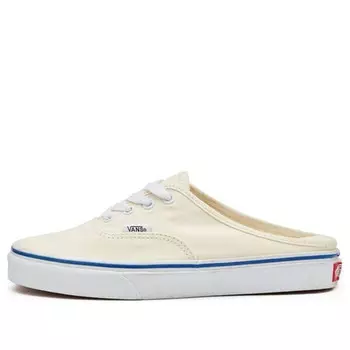 Кроссовки canvas authentic mule white Vans, белый