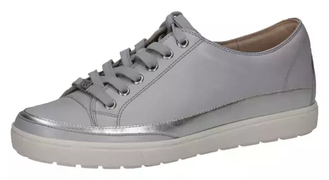 Кроссовки Caprice с блестящей контрастной отделкой, повседневная обувь, полуботинки, туфли на шнуровке, голубой