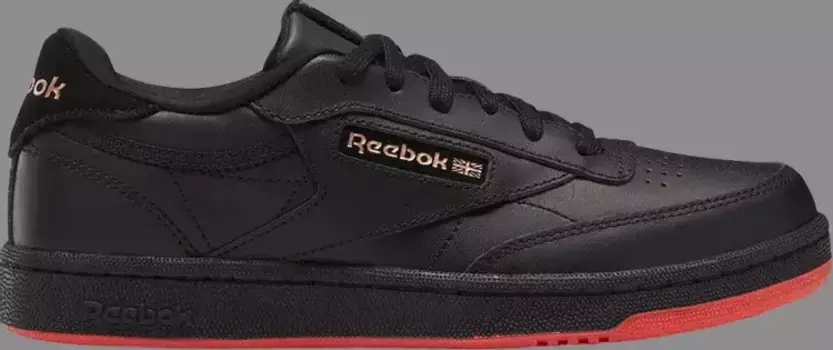 Кроссовки cardi b x coated club c j 'black vector red' Reebok, черный