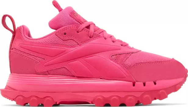 Кроссовки cardi b x wmns classic leather v2 'pink fusion' Reebok, розовый