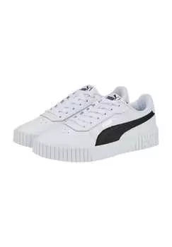 Кроссовки Carina 2.0 на кожаной платформе Puma, белый