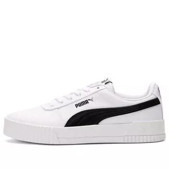 Кроссовки carina canvas leisure board shoes white/black Puma, белый