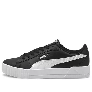 Кроссовки carina crew casual shoes black/white Puma, черный