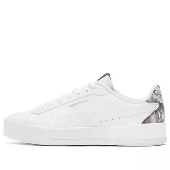 Кроссовки carina crew untamed su for casual shoes white/black Puma, белый