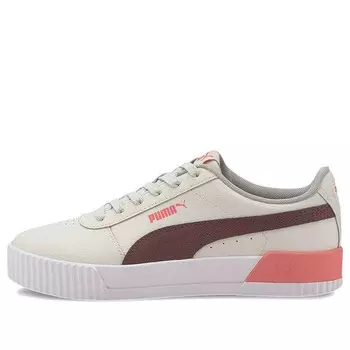 Кроссовки carina leather 'khaki white brown' Puma, хаки