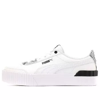 Кроссовки carina lift casual shoes for white/black Puma, белый