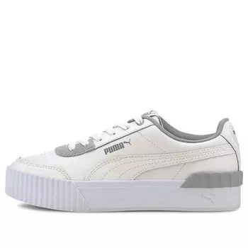Кроссовки carina lift khaki/white/grey Puma, хаки