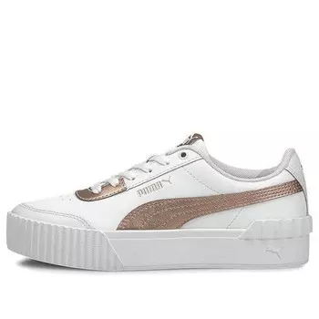 Кроссовки carina lift 'white metallic' Puma, белый