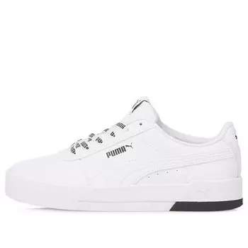 Кроссовки carina logomania sneakers white/black Puma, черный