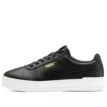 Кроссовки carina lux black/white low sneakers Puma, черный