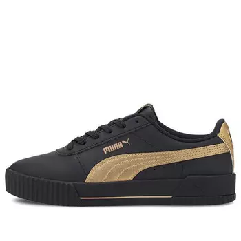 Кроссовки carina meta 20 'black team gold' Puma, черный