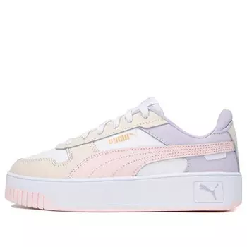 Кроссовки carina street 'frosty pink and alpine snow' Puma, белый