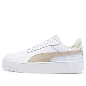 Кроссовки carina street shoes 'white beige' Puma, белый