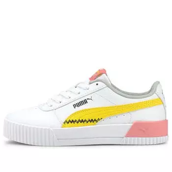 Кроссовки carina x peanuts 'white yellow pink' Puma, белый