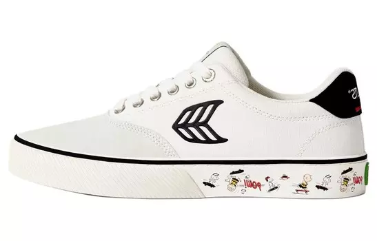 Кроссовки CARIUMA Skateboarding Shoes Unisex Low-top White, белый