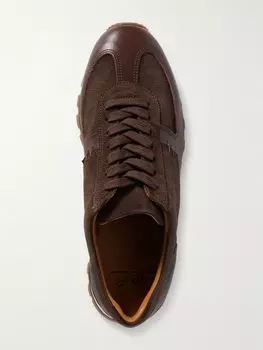 Кроссовки Carlos из замши и кожи MR P., коричневый
