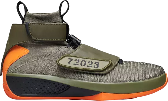 Кроссовки Carmelo Anthony x Rag & Bone x Air Jordan 20 Retro Flyknit Olive, зеленый