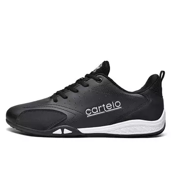 Кроссовки CARTELO/Catilla crocodile Lifestyle Shoes Men Low-top, белый/серый