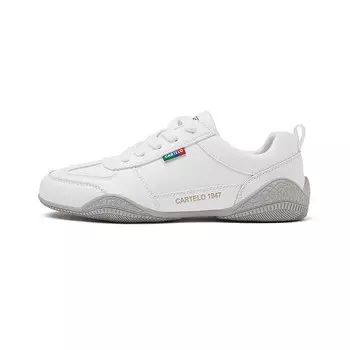 Кроссовки CARTELO/Catilla crocodile Lifestyle Shoes Women's Low-top, белый